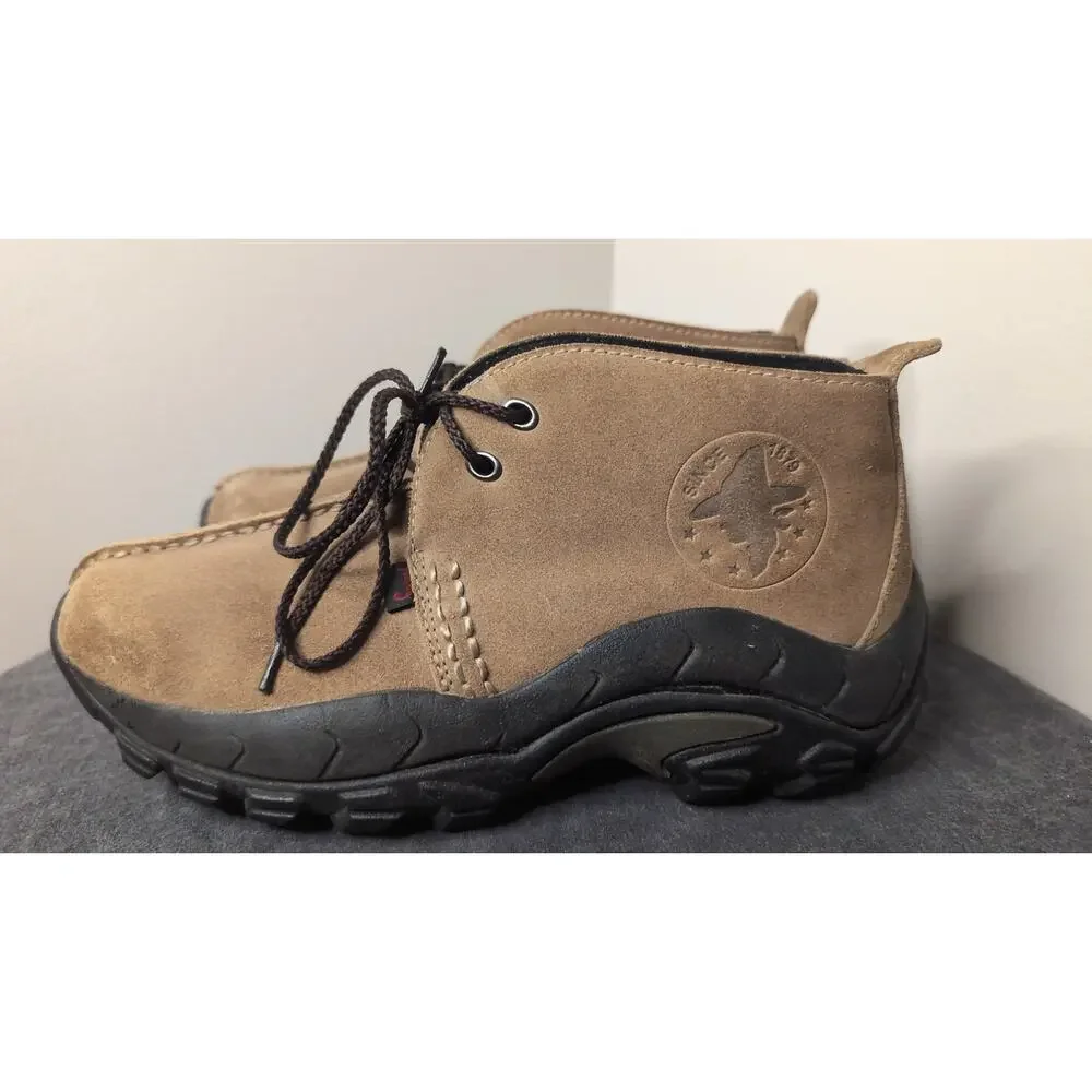 Justin Suede Hiking Chukka Shoes Womens 7.5 Gorpcore Outdoor